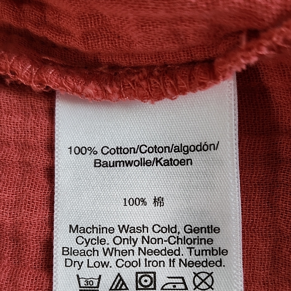 DKNY Coral Maxi Tiered Skirt With Smocked Waist NEW - Picture 9 of 13